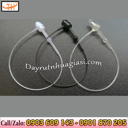 Dây nhựa treo nhãn mác đầu tròn và đầu nhọn  Dây nhựa treo nhãn mác đầu tròn và đầu nhọn