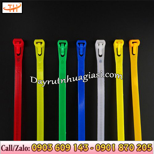 Dây rút nhựa tháo mở được với thiết kế thông minh Dây rút nhựa tháo mở được với thiết kế thông minh