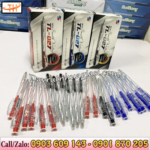 Bút bi bấm Thiên Long chính hãng Bút bi bấm Thiên Long chính hãng