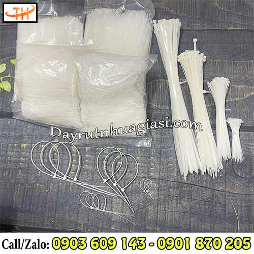 Dây rút trắng đủ cỡ  Dây rút trắng đủ cỡ