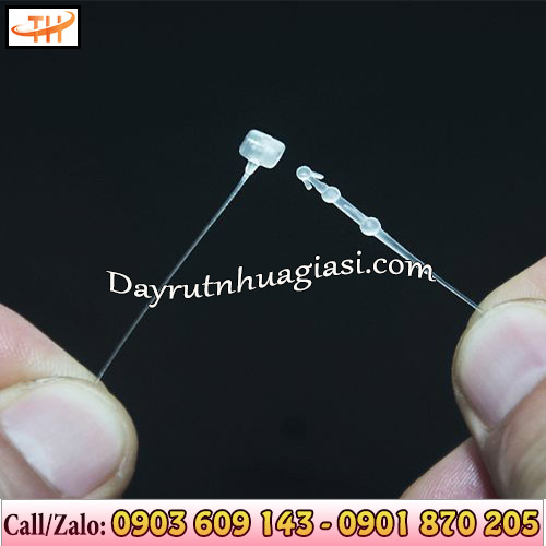 Dây nhựa gắn tag đầu tròn Dây nhựa gắn tag đầu tròn