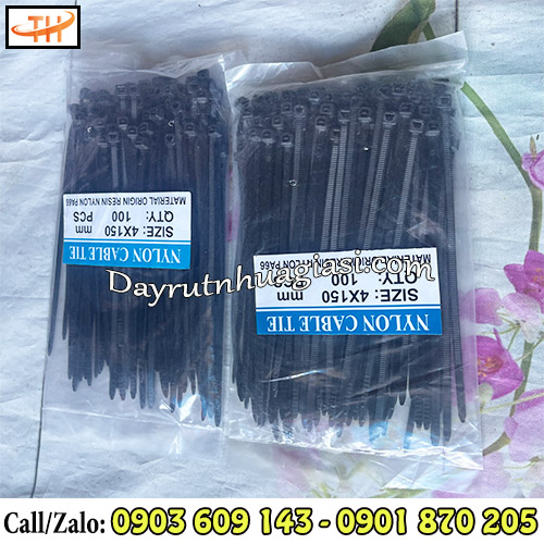 Dây rút nhựa đóng bịch tiện lợi, an toàn  Dây rút nhựa đóng bịch tiện lợi, an toàn