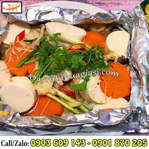 Giấy bạc nướng ứng dụng tiện lợi, an toàn Giấy bạc nướng ứng dụng tiện lợi, an toàn