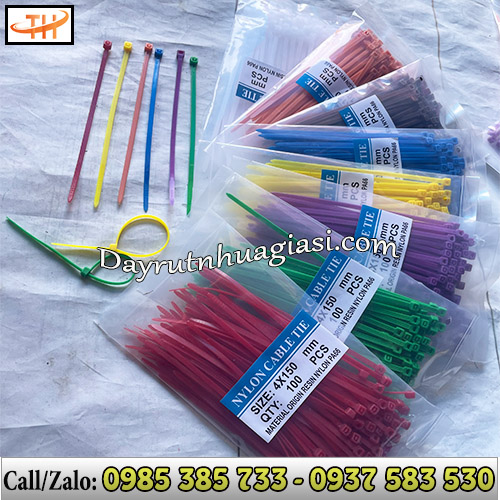 Dây rút nhựa đóng gói tiện lợi 100 sợi/ bịch Dây rút nhựa đóng gói tiện lợi 100 sợi/ bịch