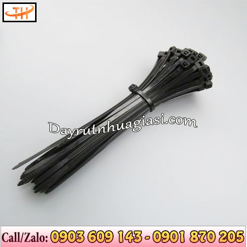 Dây rút nhựa màu đen Dây rút nhựa màu đen