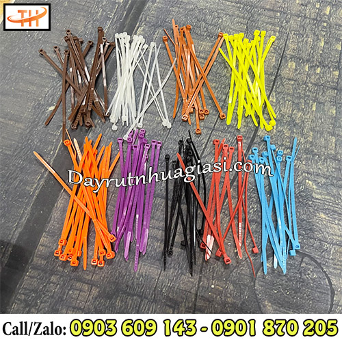 Dây rút nhựa đa dạng màu sắc Dây rút nhựa đa dạng màu sắc