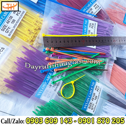 Dây rút nhựa 1.5 tấc Dây rút nhựa 1.5 tấc