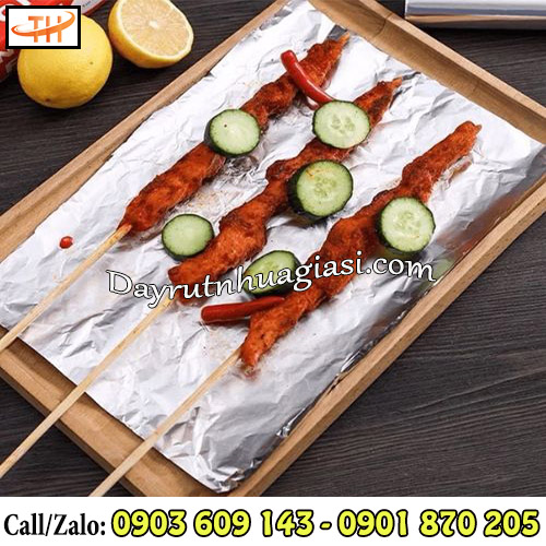 Cuộn giấy bạc nướng thực phẩm Cuộn giấy bạc nướng thực phẩm