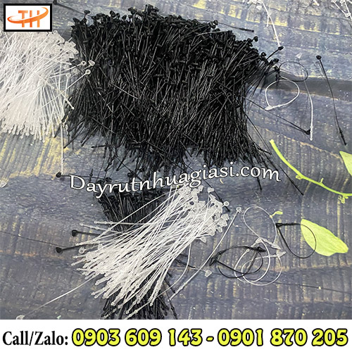Dây nhựa gắn tag quần áo đầu nhọn Dây nhựa gắn tag quần áo đầu nhọn