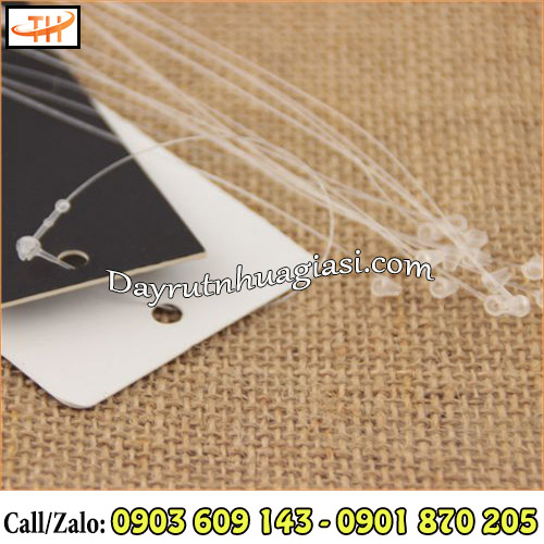 Dây nhựa gắn tag quần áo sử dụng tiện lợi Dây nhựa gắn tag quần áo sử dụng tiện lợi