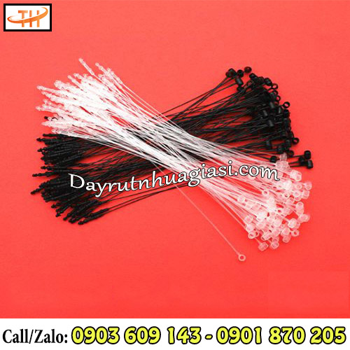 Dây nhựa gắn tag quần áo đầu tròn  Dây nhựa gắn tag quần áo đầu tròn