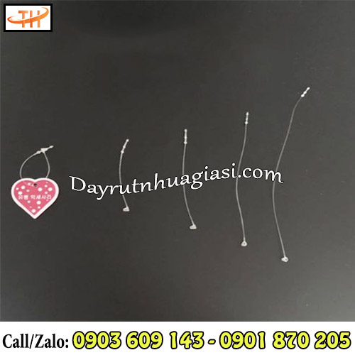 Dây nhựa gắn tag quần áo đa dạng kích cỡ  Dây nhựa gắn tag quần áo đa dạng kích cỡ
