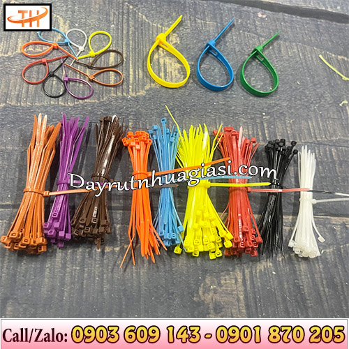 Dây rút nhựa đủ màu Dây rút nhựa đủ màu