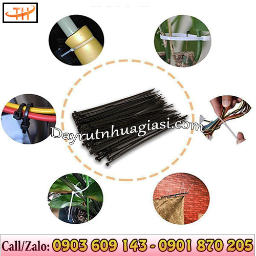 Ứng dụng dây rút nhựa trong đời sống Ứng dụng dây rút nhựa trong đời sống