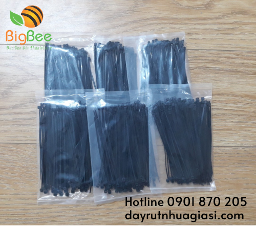 Dây rút nhựa 1 tấc màu đen