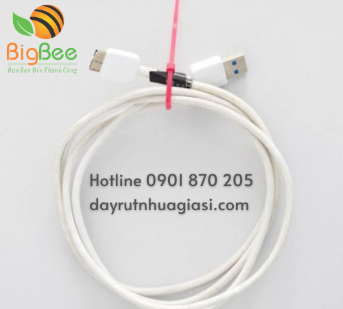 dây rút nhựa buộc dây sạc điện thoại