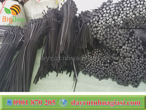 Dây rút nhựa đen kt 4 tấc - 5 tấc tại xưởng