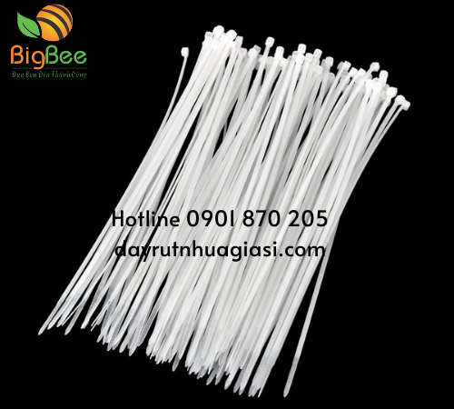 Bán dây rút nhựa trắng - giao hàng miễn phí