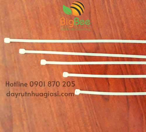 Dây rút nhựa trắng đủ các kích thước giá rẻ tại Thu Hồng