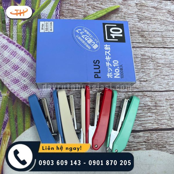 Bấm kim số 10 PLUS PS-10E chính hãng bền bỉ Bấm kim số 10 PLUS PS-10E chính hãng bền bỉ