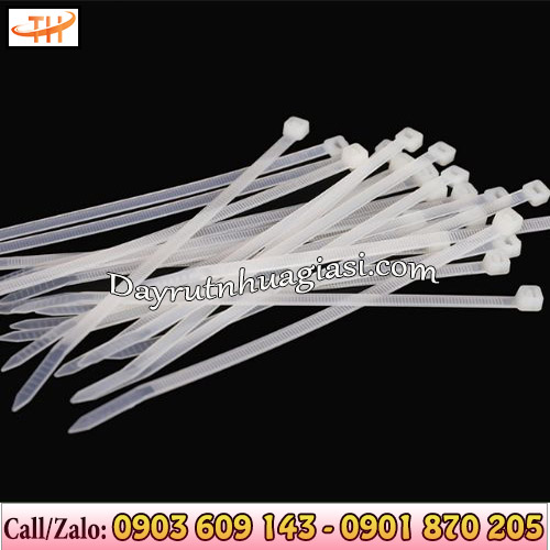 Dây rút nhựa màu trắng Dây rút nhựa màu trắng