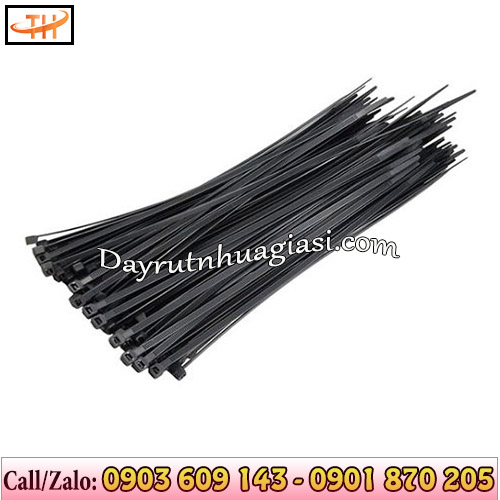 Dây rút nhựa màu đen Dây rút nhựa màu đen