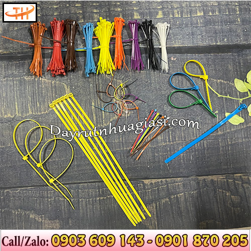 Dây rút nhựa đủ màu đủ cỡ Dây rút nhựa đủ màu đủ cỡ