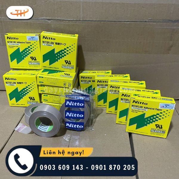 Băng keo chịu nhiệt Nitto với độ bền cao Băng keo chịu nhiệt Nitto với độ bền cao