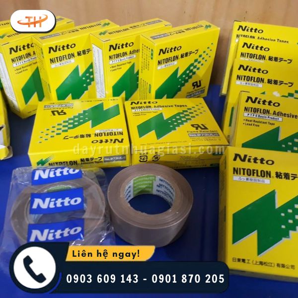 Băng keo chịu nhiệt Nitto với khả năng chịu nhiệt và chống dính cao Băng keo chịu nhiệt Nitto với khả năng chịu nhiệt và chống dính cao