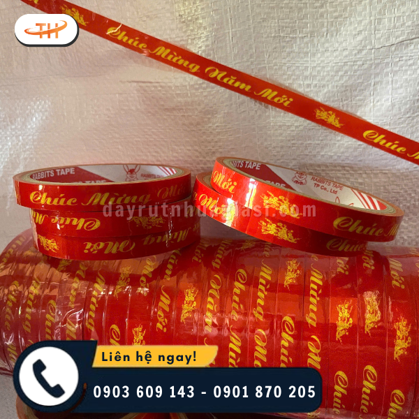 Băng keo chúc mừng năm mới là điểm nhấn tinh tế nhưng đầy ý nghĩa Băng keo chúc mừng năm mới là điểm nhấn tinh tế nhưng đầy ý nghĩa