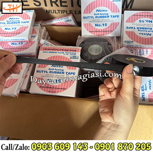 Băng keo điện Nitto siêu co giãn Băng keo điện Nitto siêu co giãn