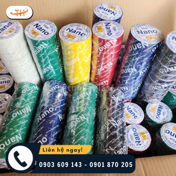 Băng keo điện Nano gồm nhiều màu đa dạng Băng keo điện Nano gồm nhiều màu đa dạng