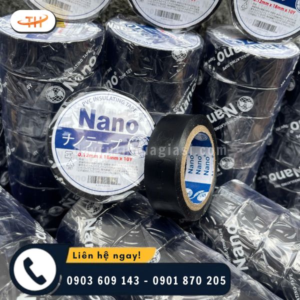 Băng keo điện Nano (hay còn gọi là băng dính điện PVC) Băng keo điện Nano (hay còn gọi là băng dính điện PVC)