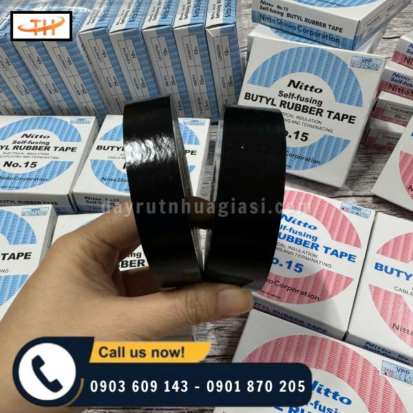 Băng keo điện Nitto N15 2 kích cỡ Băng keo điện Nitto N15 2 kích cỡ