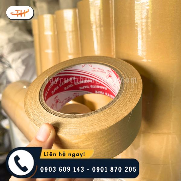Băng keo giấy Kraft dễ xé, dễ viết, thân thiện với môi trường Băng keo giấy Kraft dễ xé, dễ viết, thân thiện với môi trường
