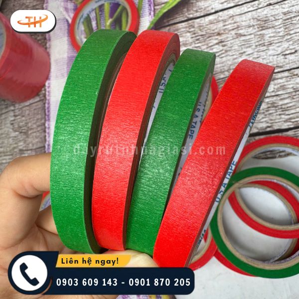 Băng keo giấy màu với màu sắc nổi bật Băng keo giấy màu với màu sắc nổi bật