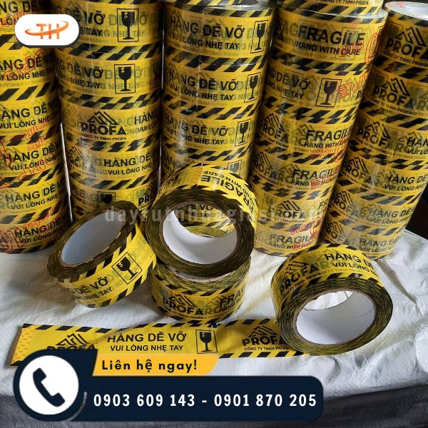 Băng keo hàng dễ vỡ uy tín Băng keo hàng dễ vỡ uy tín