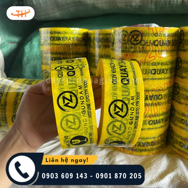 Băng keo hàng dễ vỡ với độ bám dính cao Băng keo hàng dễ vỡ với độ bám dính cao