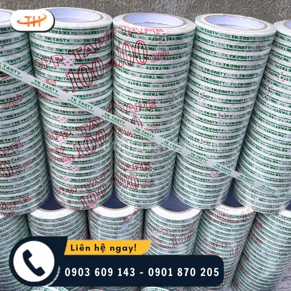 Băng keo in logo được sản xuất với máy móc hiện đại  Băng keo in logo được sản xuất với máy móc hiện đại