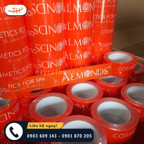 Băng keo in logo theo yêu cầu bền bỉ Băng keo in logo theo yêu cầu bền bỉ