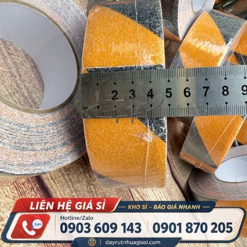 Băng keo nhám chống trượt Băng keo nhám vàng đen