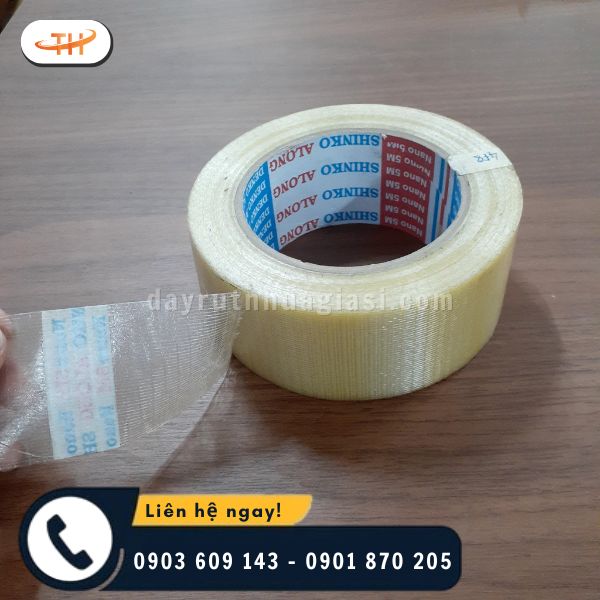 Băng keo sợi thuỷ tinh chịu nhiệt tốt Băng keo sợi thuỷ tinh chịu nhiệt tốt