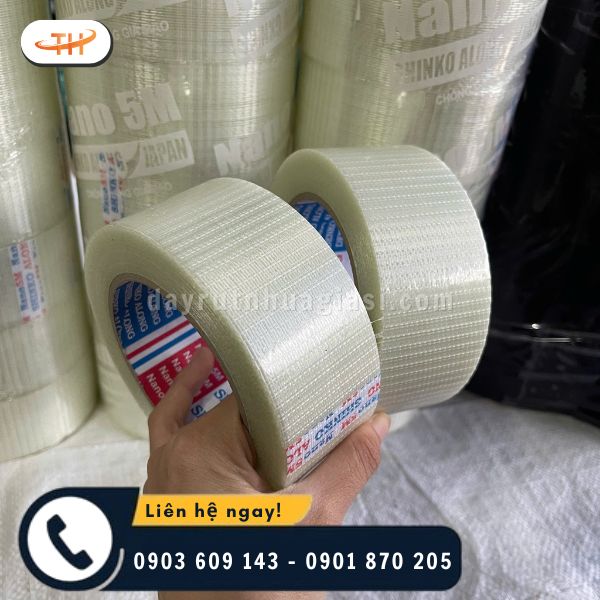 Băng keo sợi thủy tinh là trợ thủ đắc lực cho đóng gói đơn hàng lớn Băng keo sợi thủy tinh là trợ thủ đắc lực cho đóng gói đơn hàng lớn