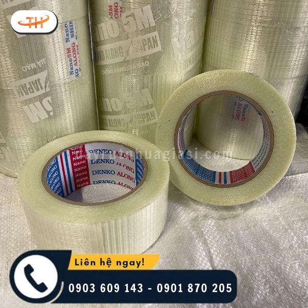 Băng keo sợi thuỷ tinh với lớp băng keo siêu dính Băng keo sợi thuỷ tinh với lớp băng keo siêu dính