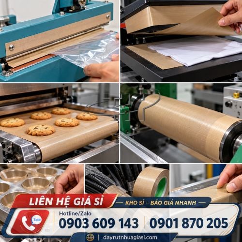 Băng keo teflon Băng keo teflon chịu nhiệt