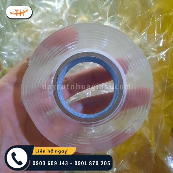Băng keo trong suốt 2 mặt chất lượng cao Băng keo trong suốt 2 mặt chất lượng cao