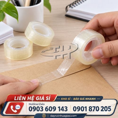 Băng keo văn phòng phẩm Băng keo trong văn phòng phẩm