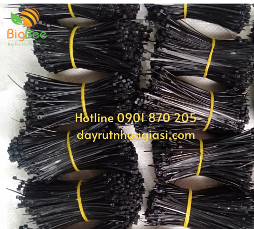 Bộ dây rút nhựa màu đen giá rẻ