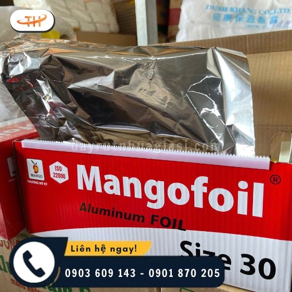 Buôn sỉ giấy bạc nướng Mango Foil dày dặn tại Thu Hồng Buôn sỉ giấy bạc nướng Mango Foil dày dặn tại Thu Hồng
