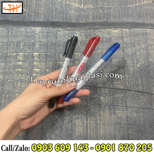 Bút lông dầu kim 2 đầu đa dạng màu mực Bút lông dầu kim 2 đầu đa dạng màu mực
